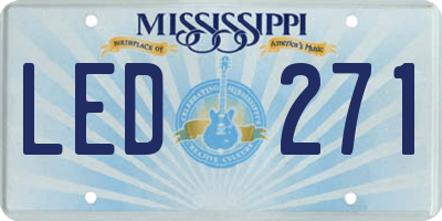MS license plate LED271