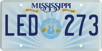 MS license plate LED273