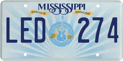 MS license plate LED274