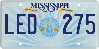MS license plate LED275