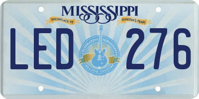 MS license plate LED276