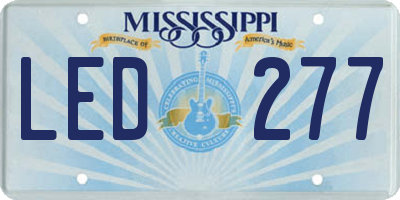 MS license plate LED277