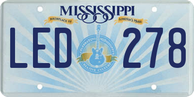 MS license plate LED278