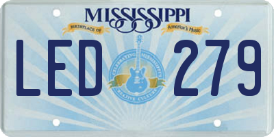 MS license plate LED279