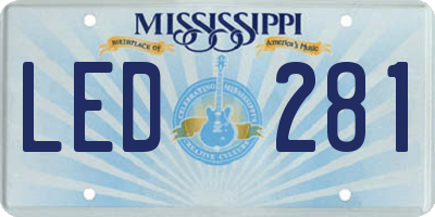 MS license plate LED281