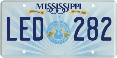MS license plate LED282