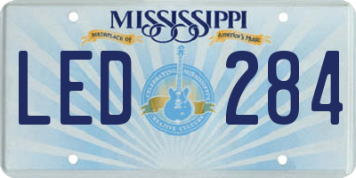 MS license plate LED284