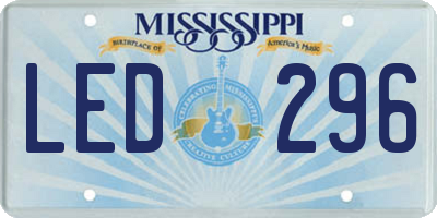 MS license plate LED296