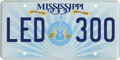 MS license plate LED300