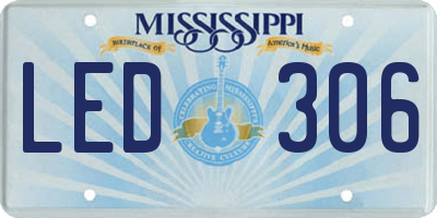 MS license plate LED306