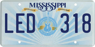 MS license plate LED318