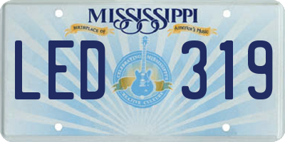 MS license plate LED319