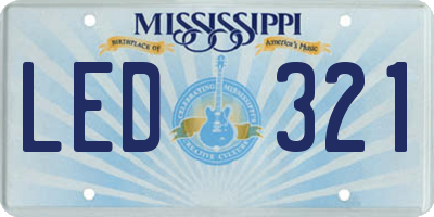 MS license plate LED321