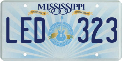 MS license plate LED323