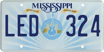 MS license plate LED324