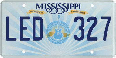 MS license plate LED327
