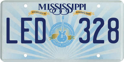 MS license plate LED328