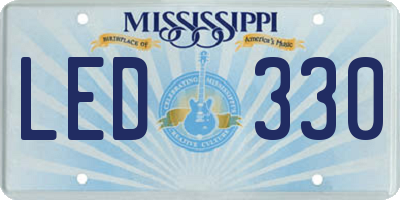 MS license plate LED330