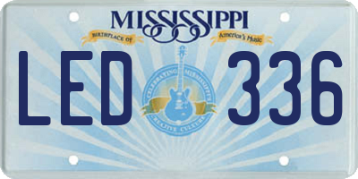 MS license plate LED336