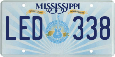 MS license plate LED338