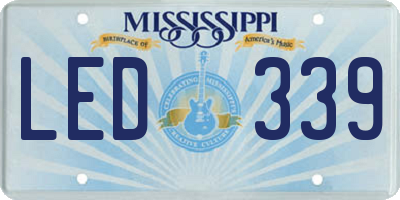 MS license plate LED339
