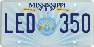 MS license plate LED350