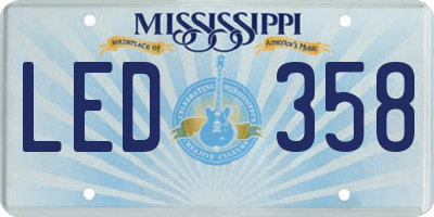 MS license plate LED358