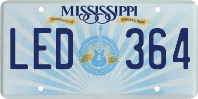 MS license plate LED364