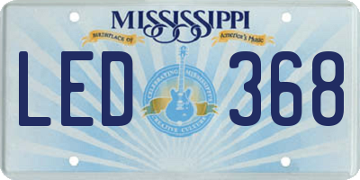 MS license plate LED368