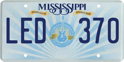 MS license plate LED370