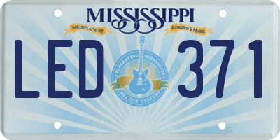 MS license plate LED371