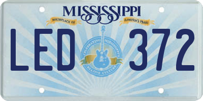 MS license plate LED372