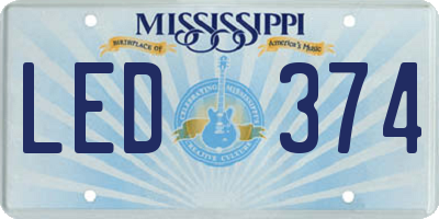 MS license plate LED374
