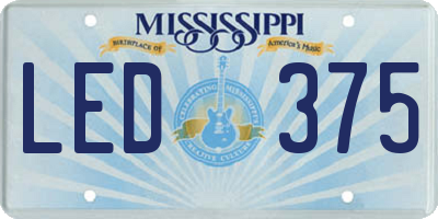 MS license plate LED375
