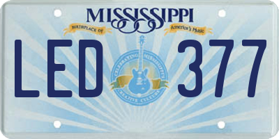 MS license plate LED377