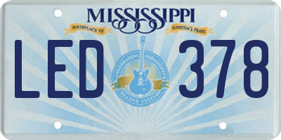 MS license plate LED378