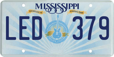 MS license plate LED379