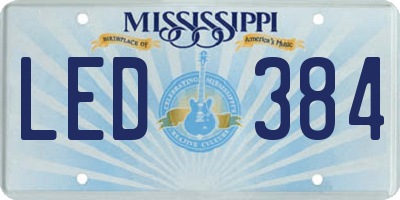MS license plate LED384