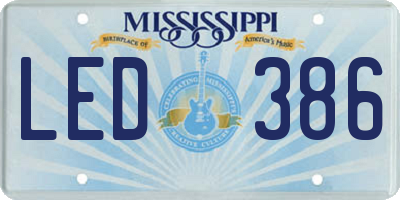 MS license plate LED386