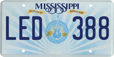 MS license plate LED388