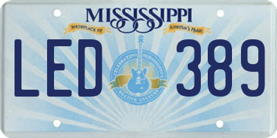 MS license plate LED389