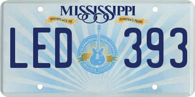 MS license plate LED393