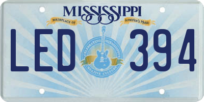 MS license plate LED394