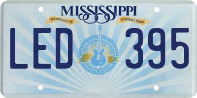 MS license plate LED395