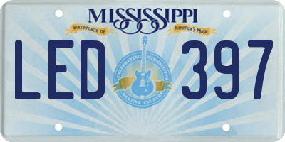 MS license plate LED397