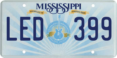 MS license plate LED399