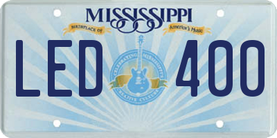 MS license plate LED400