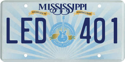 MS license plate LED401