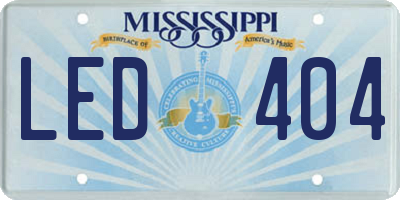 MS license plate LED404