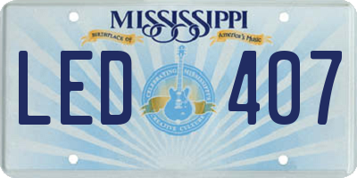 MS license plate LED407